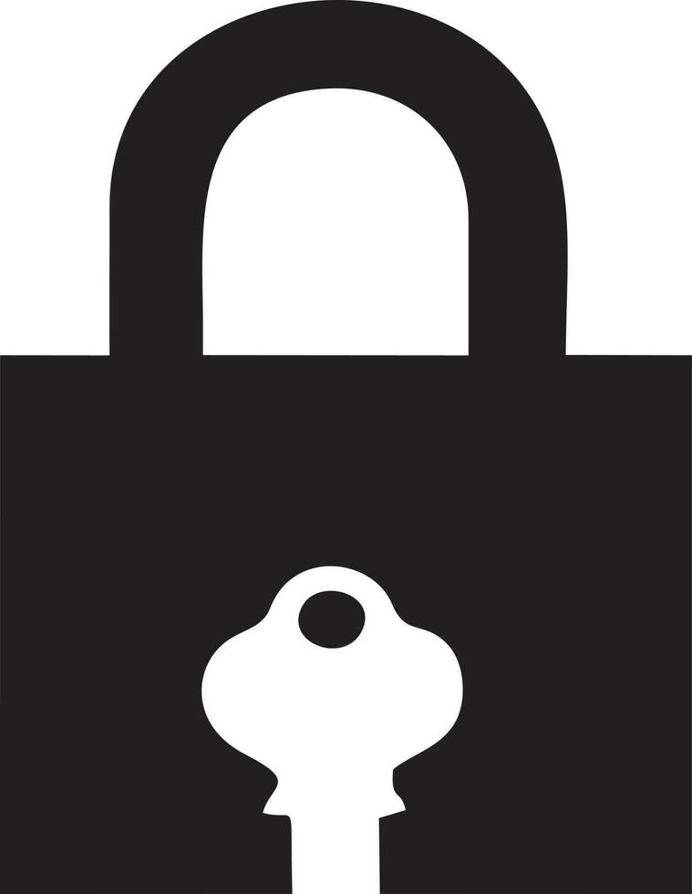 Lock security icon symbol vector image. Illustration of the key secure access system vector design. EPS 10
