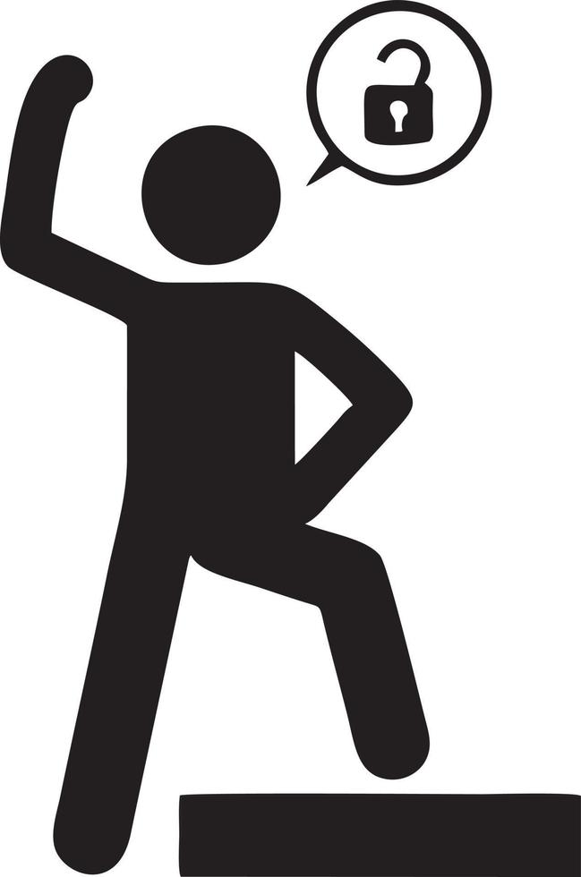 Lock security icon symbol vector image. Illustration of the key secure access system vector design. EPS 10