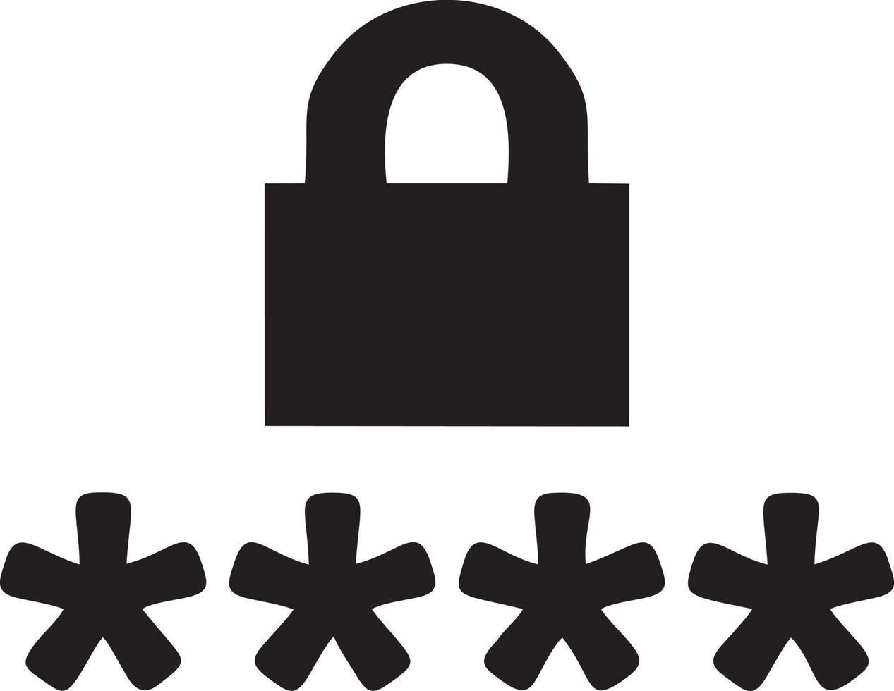 Lock security icon symbol vector image. Illustration of the key secure access system vector design. EPS 10