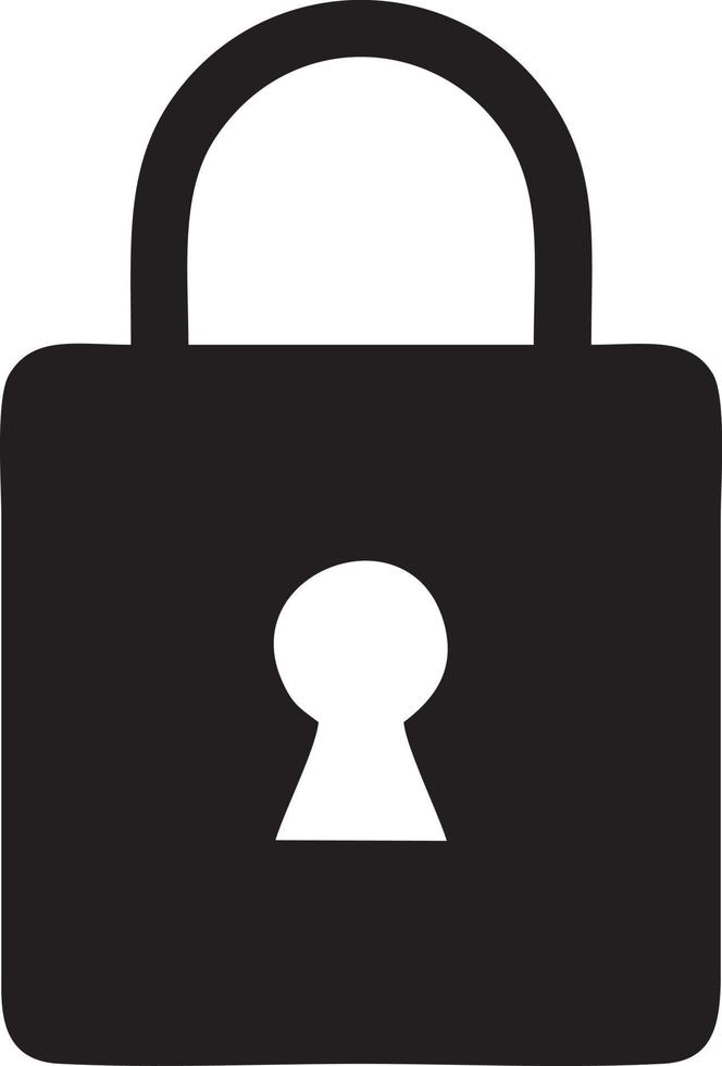 Lock security icon symbol vector image. Illustration of the key secure access system vector design. EPS 10