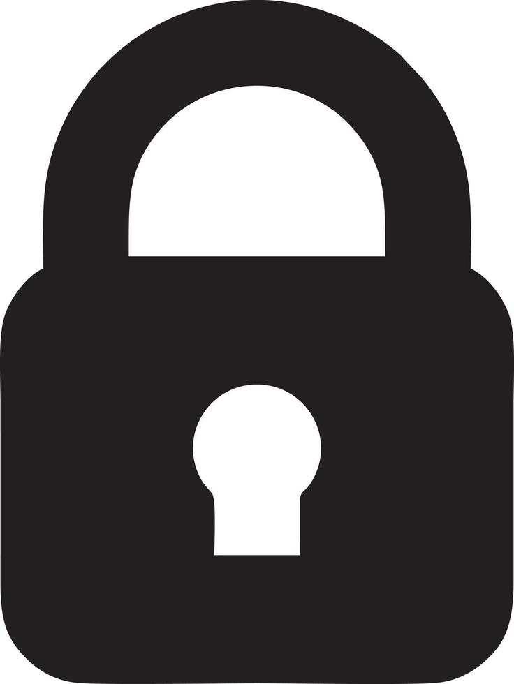 Lock security icon symbol vector image. Illustration of the key secure access system vector design. EPS 10