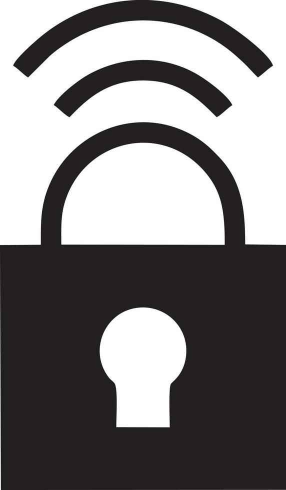 Lock security icon symbol vector image. Illustration of the key secure access system vector design. EPS 10