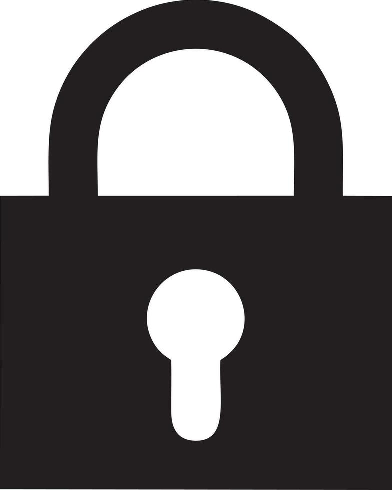 Lock security icon symbol vector image. Illustration of the key secure access system vector design. EPS 10