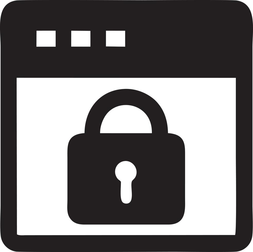 Lock security icon symbol vector image. Illustration of the key secure access system vector design. EPS 10