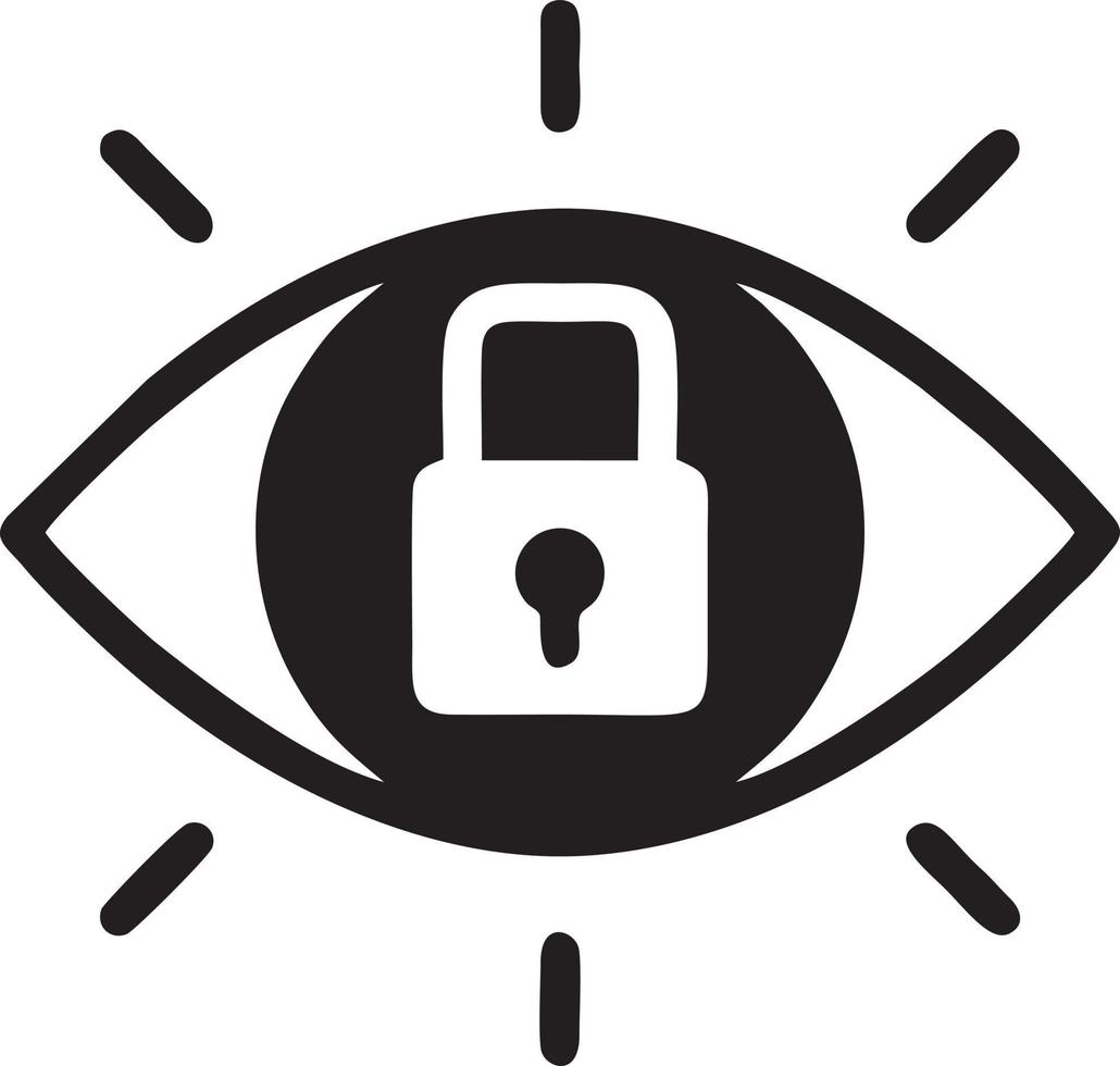 Lock security icon symbol vector image. Illustration of the key secure access system vector design. EPS 10