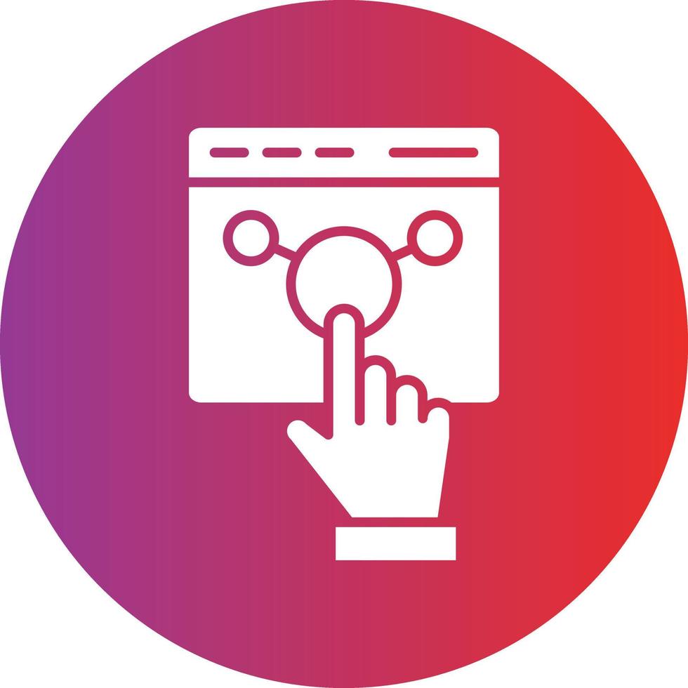 Vector Design Interact Icon Style