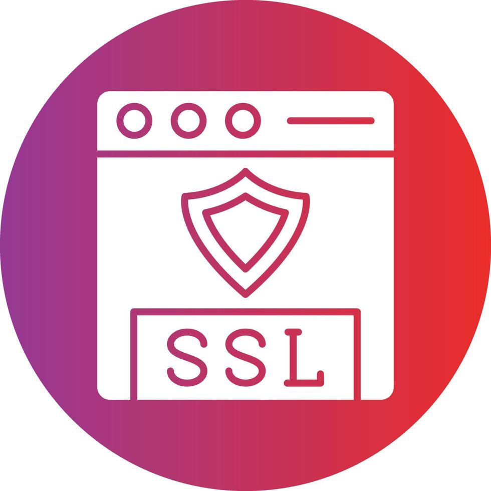Vector Design Ssl Icon Style