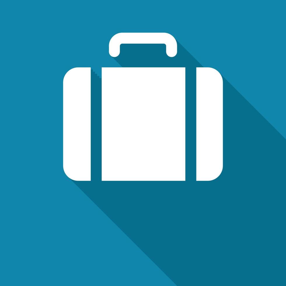 briefcase icon vector in 3d looking, business bag icon, portfolio symbol, luggage vector, baggage symbol icon
