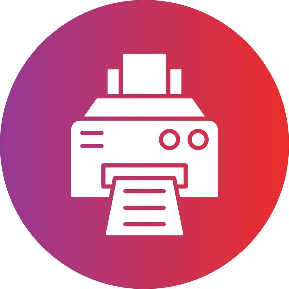 Vector Design Printer Icon Style