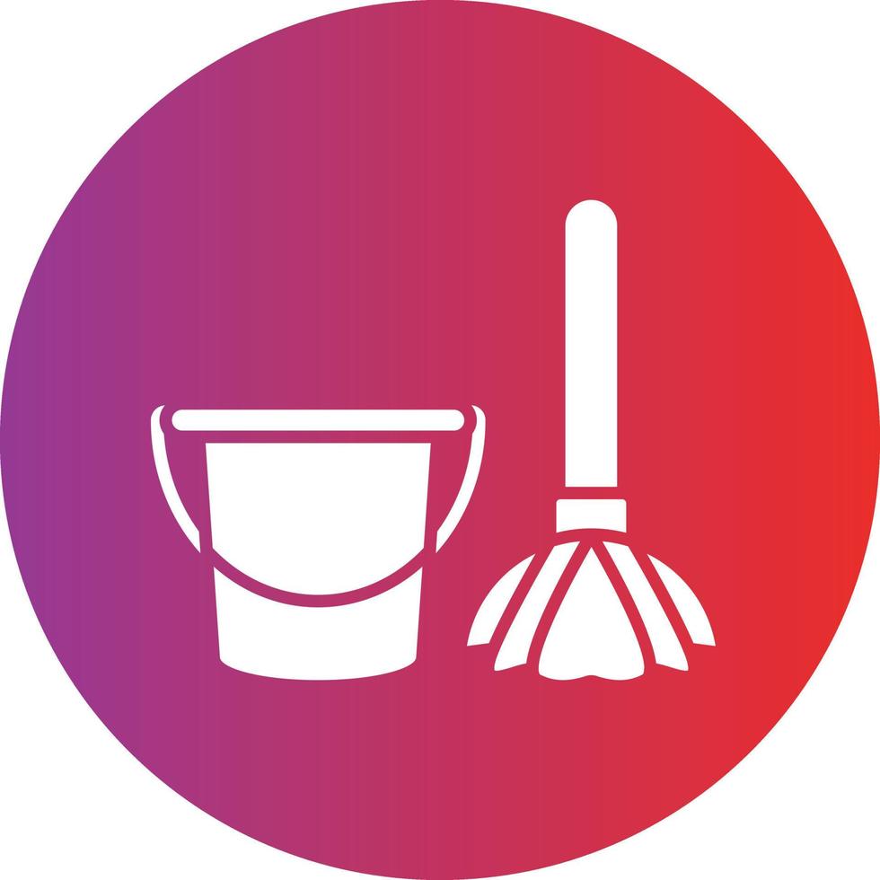 Vector Design Mop Icon Style