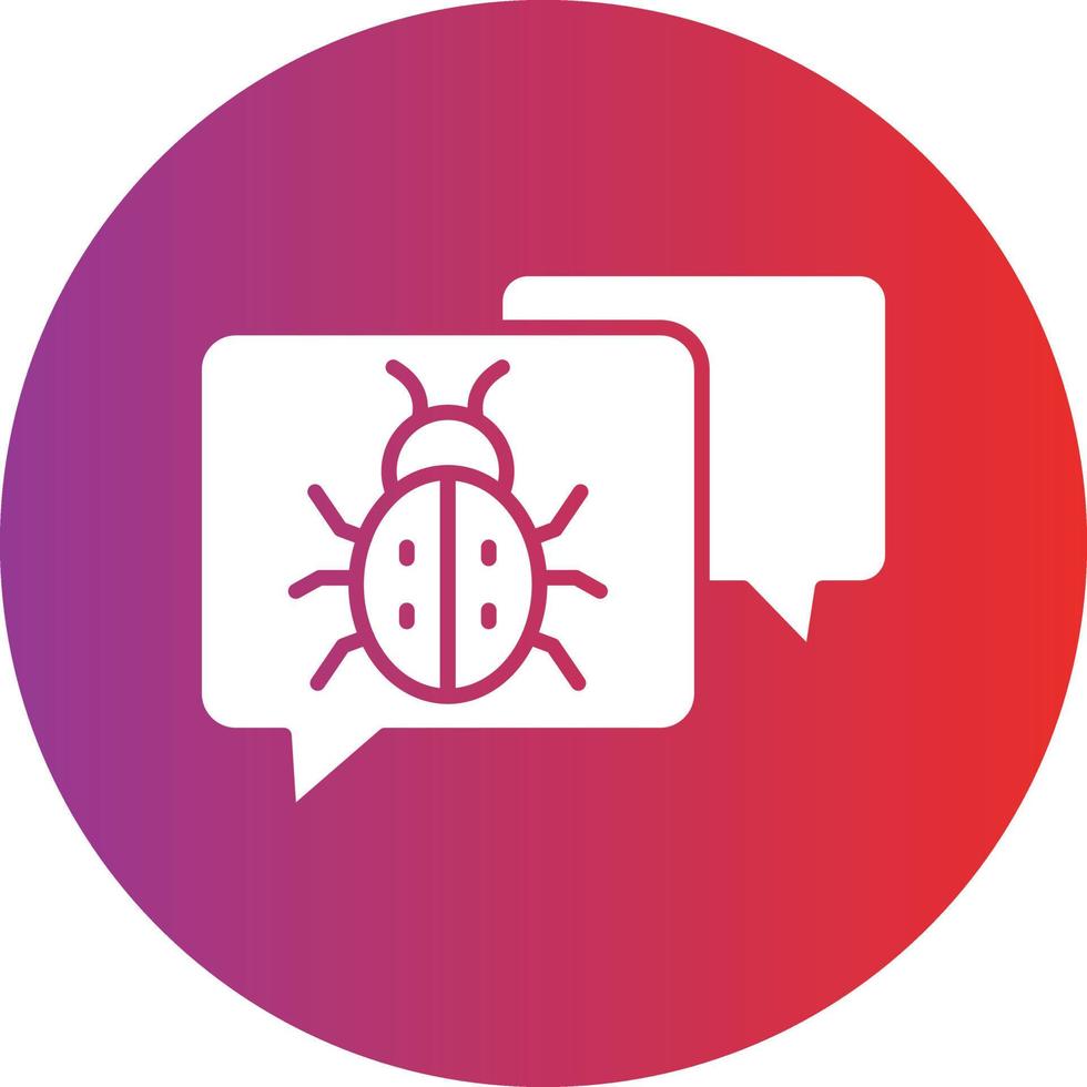Vector Design Chat Virus Icon Style