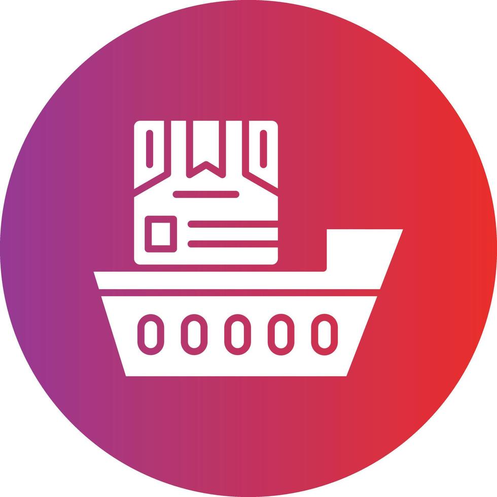 Vector Design Shipping Boat Icon Style