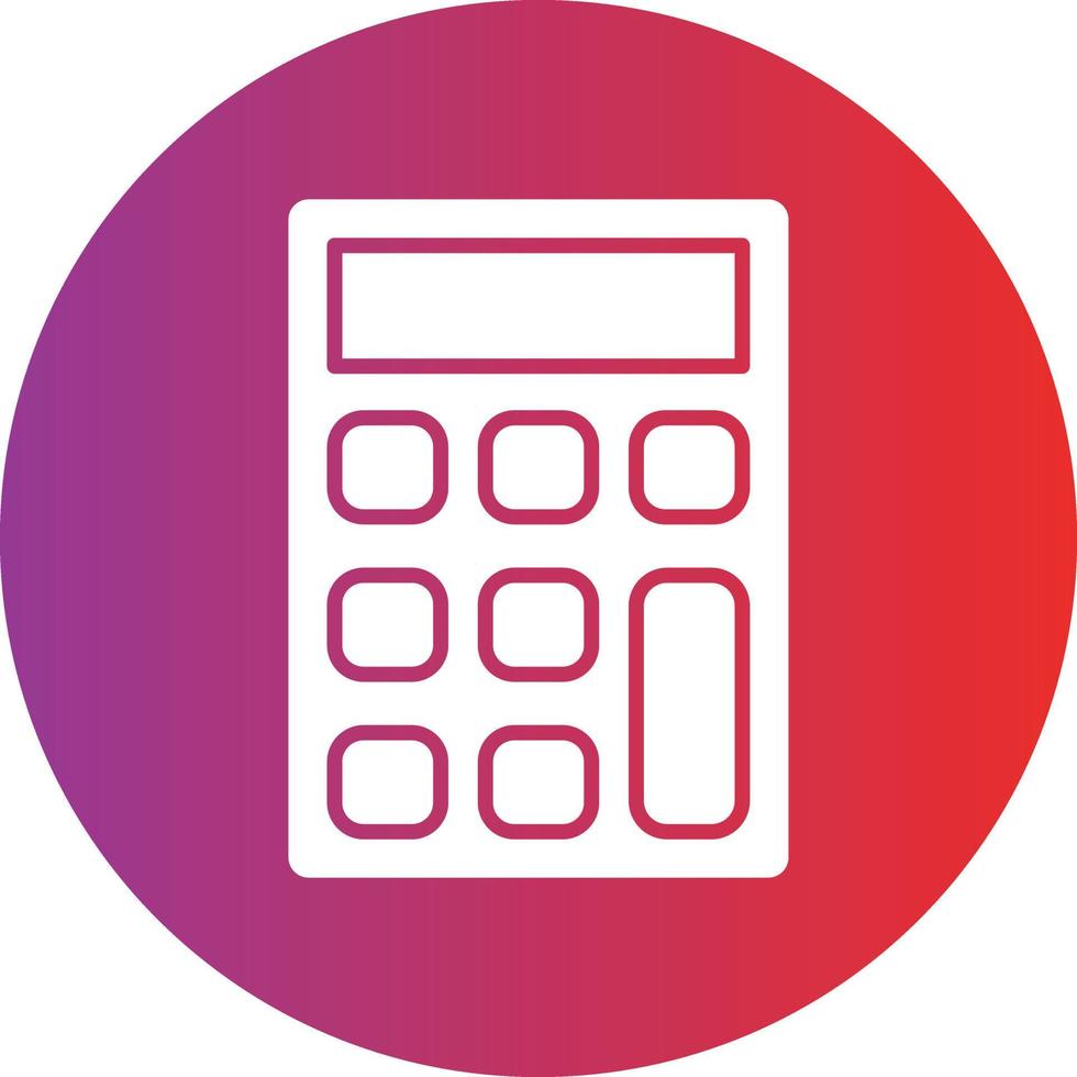 Vector Design Calculator Icon Style
