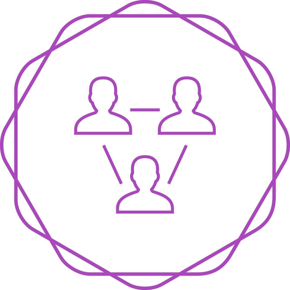 Connected Users Vector Icon