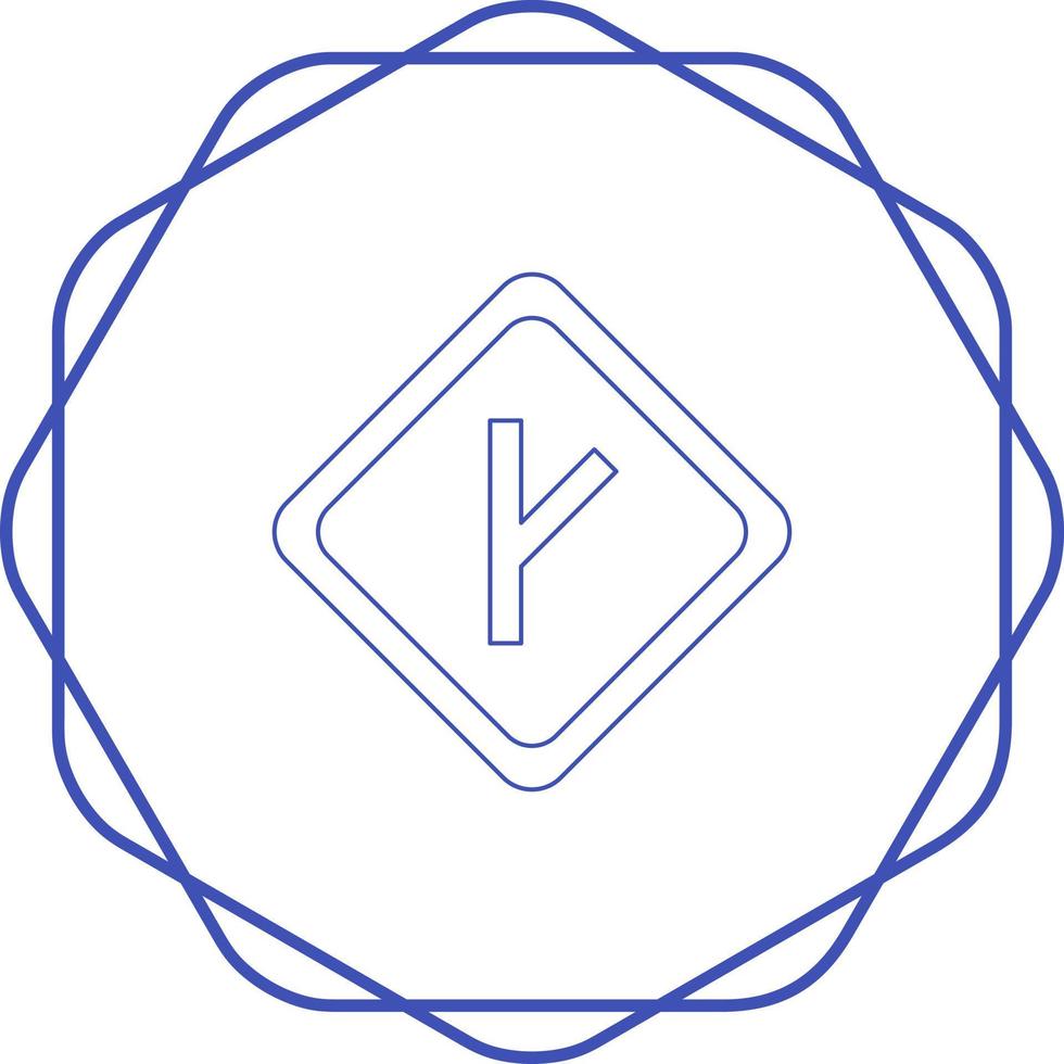 Linked Road sign Vector Icon