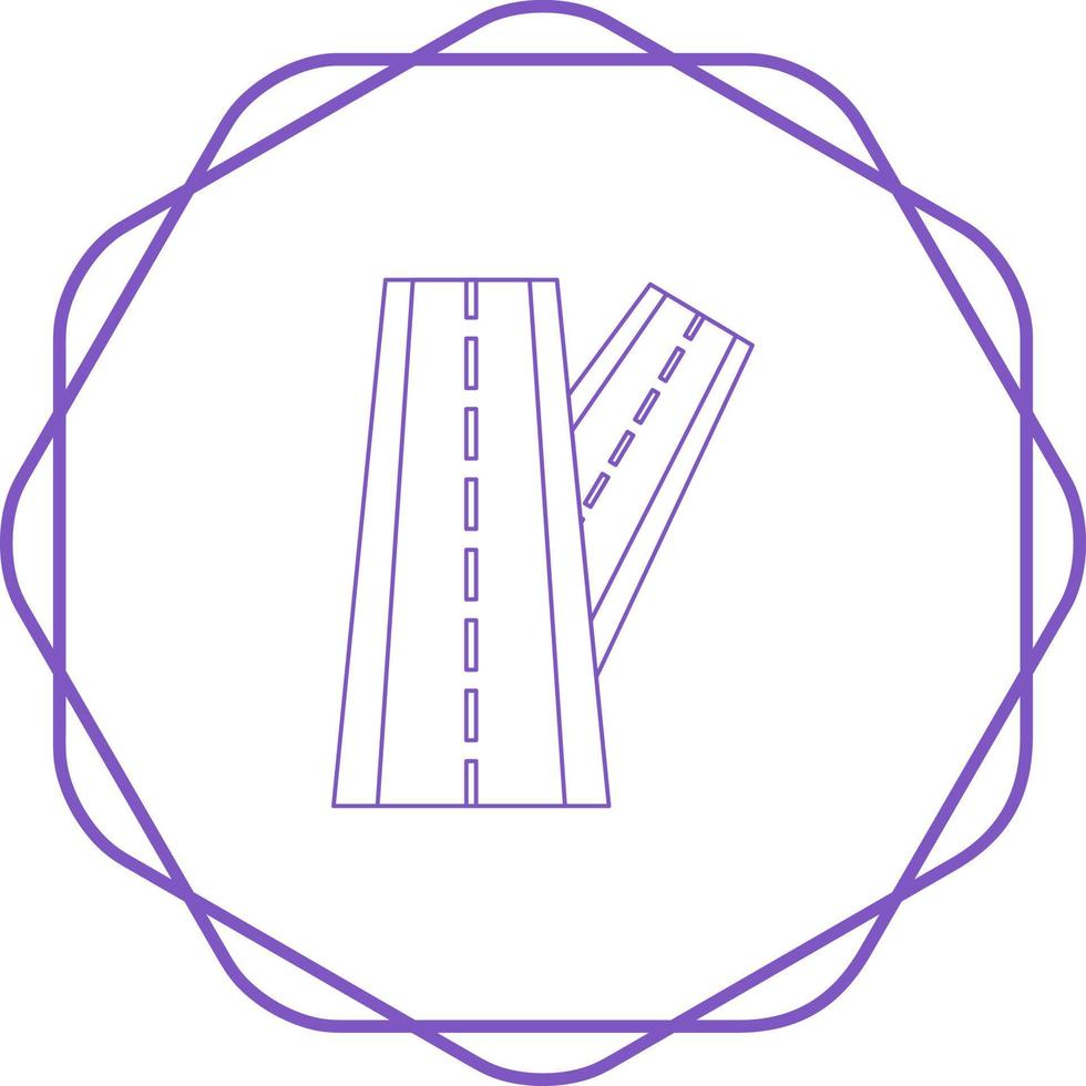 Linked Road Vector Icon
