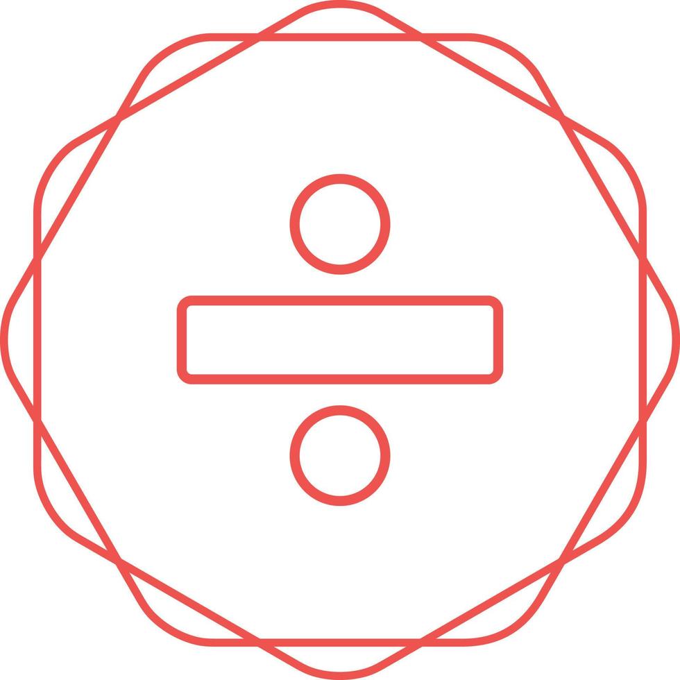 Divide Vector Icon