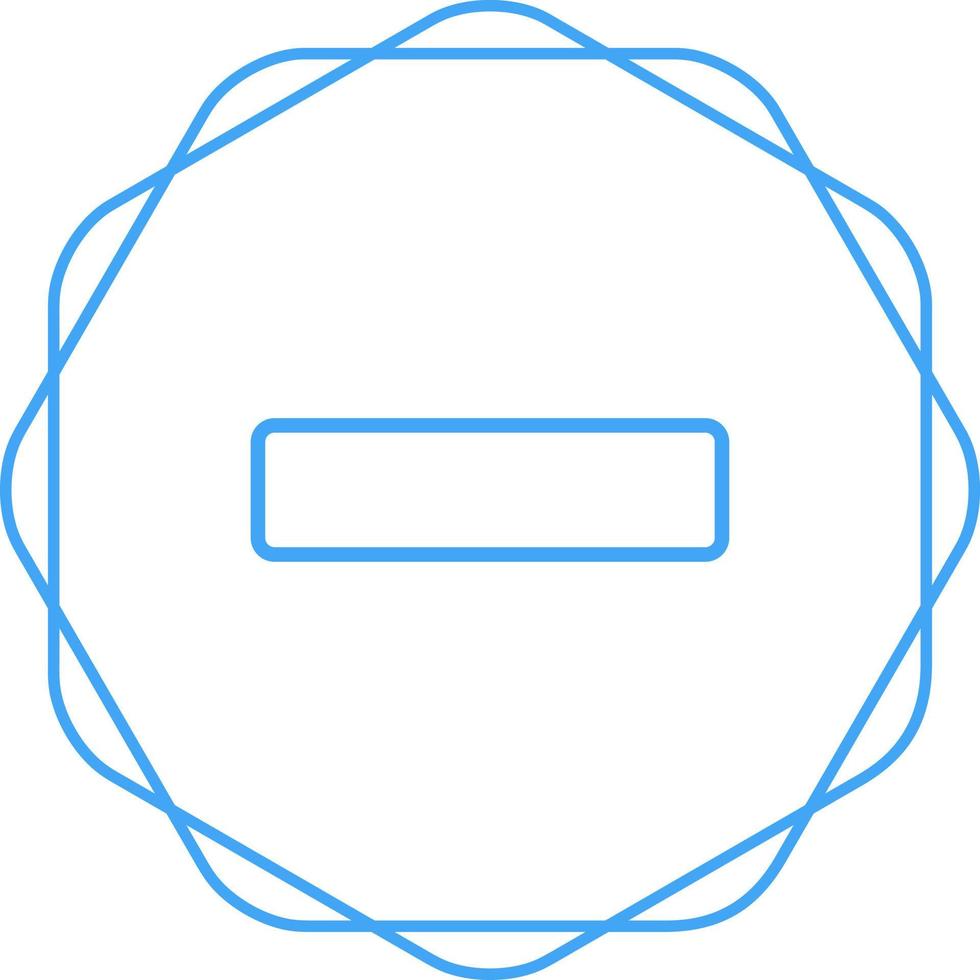 Minus Vector Icon
