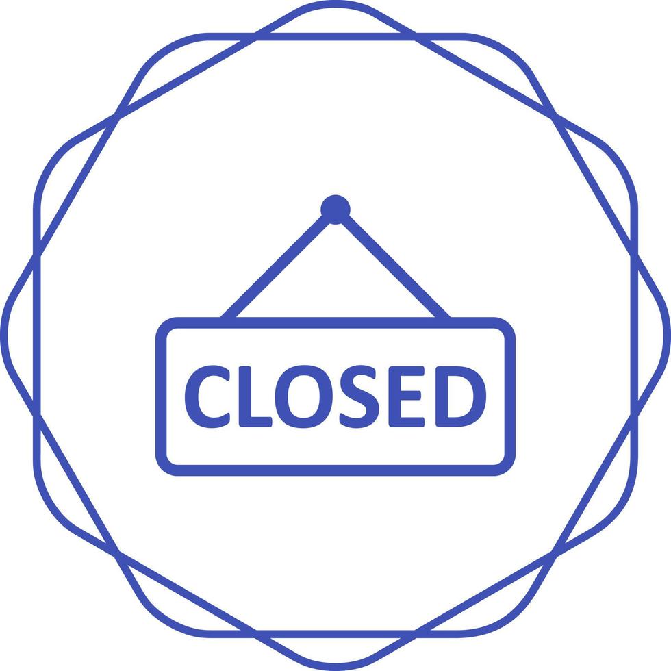 Closed Vector Icon