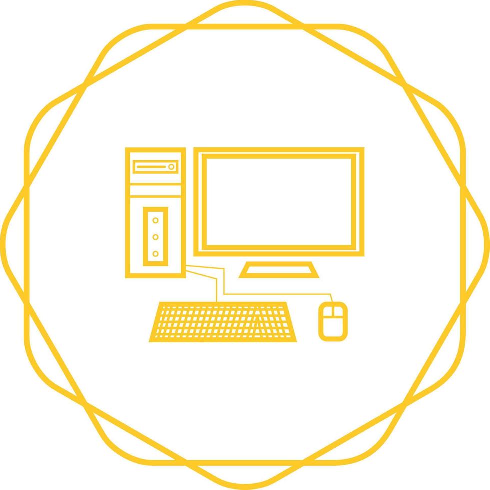 Computer Vector Icon
