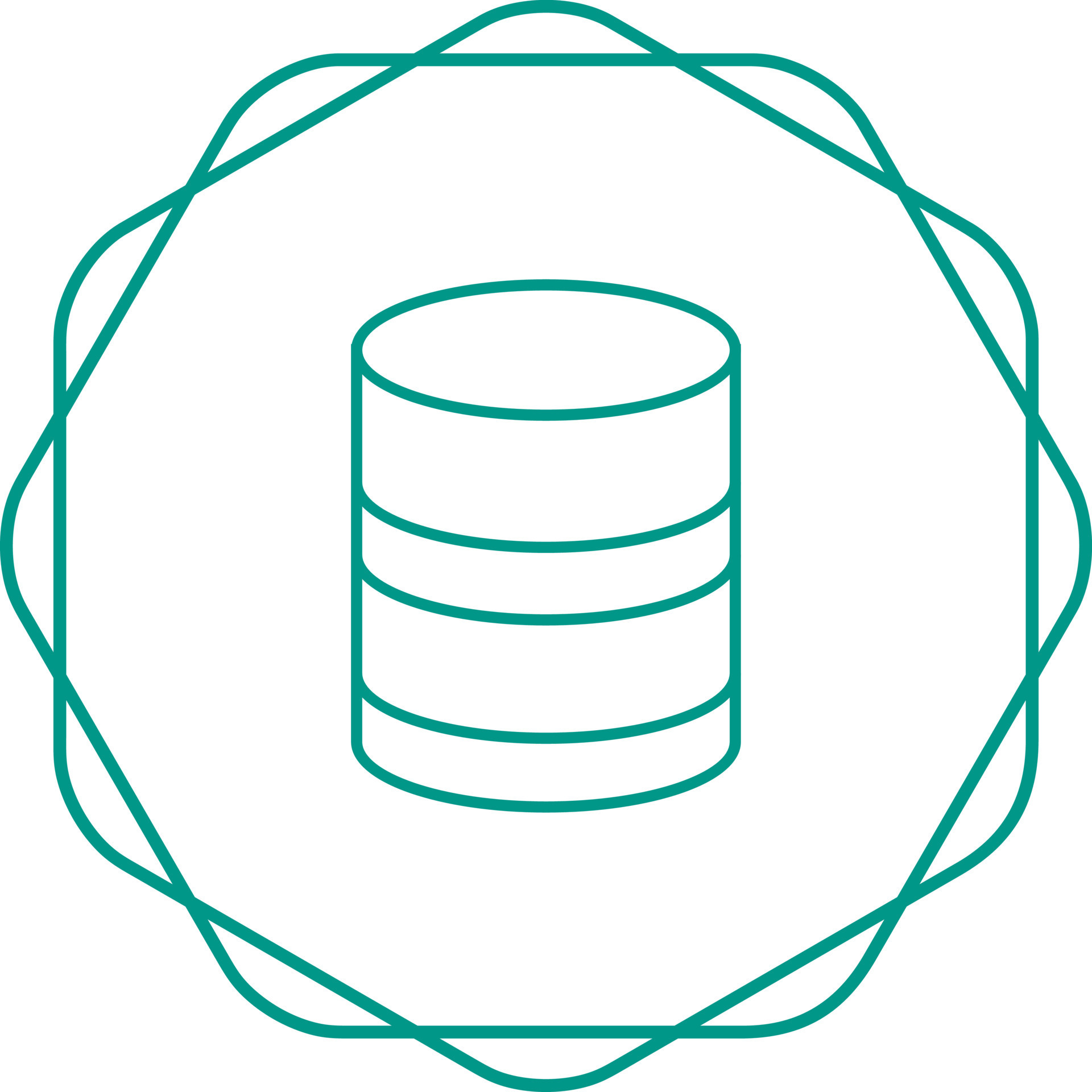 Database Vector Icon 22483163 Vector Art at Vecteezy