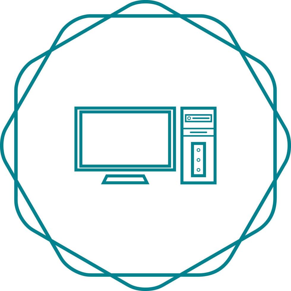 Computer Vector Icon