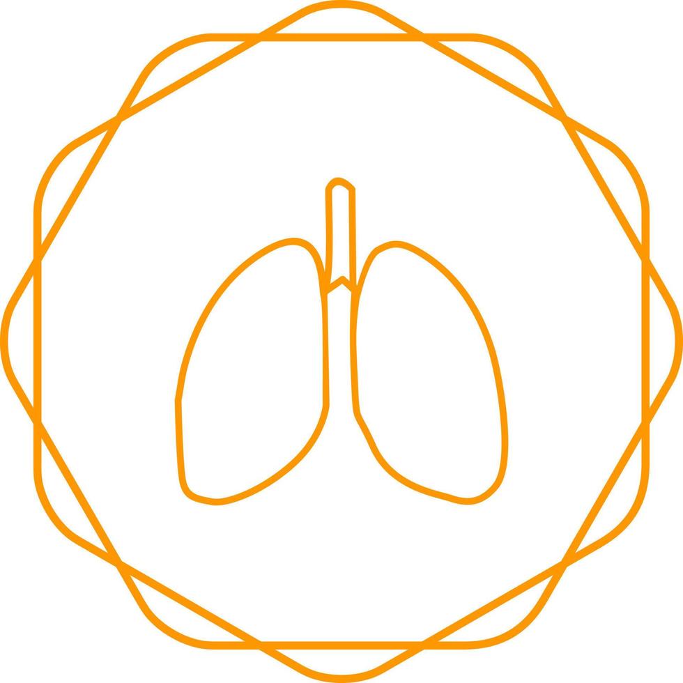 Lungs Vector Icon