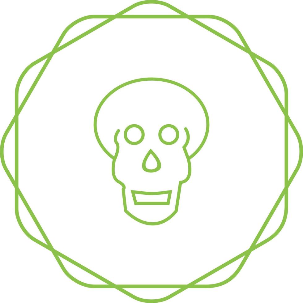 Skull X ray Vector Icon