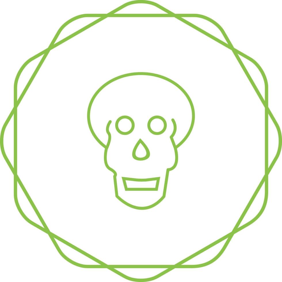 Skull X ray Vector Icon