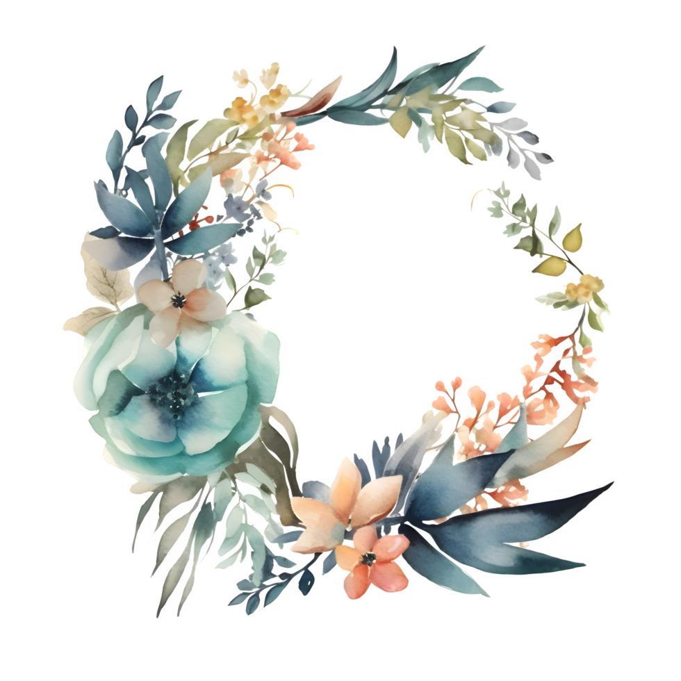 Elegant Floral Invitation Set with Queen of Sweden Roses, Silver Dollar Leaves, and Wax Flowers. Perfect for Weddings, Bridal Showers, and More. PNG Transparent Background