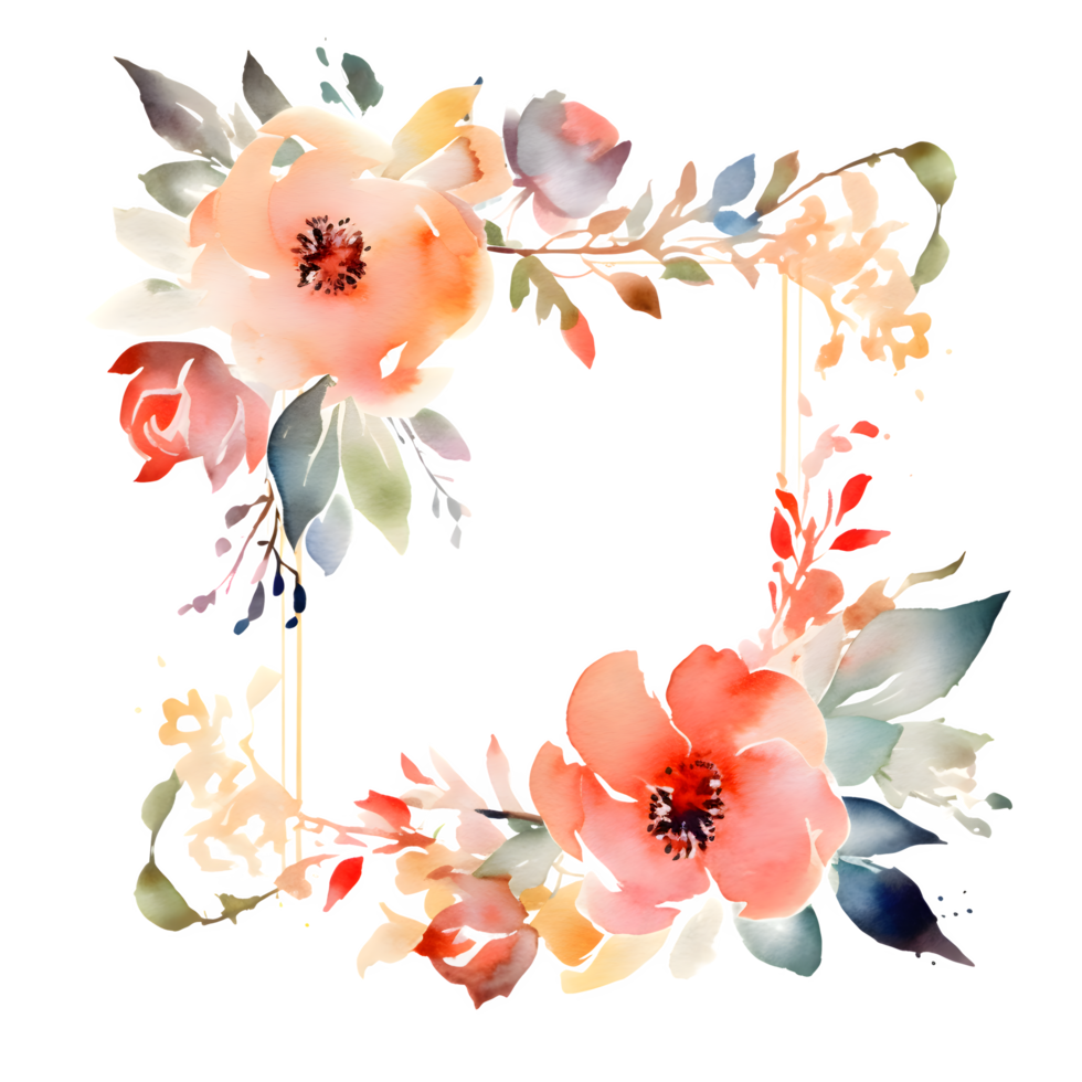 Vintage botanical design with delicate pink roses and greenery PNG Transparent Background