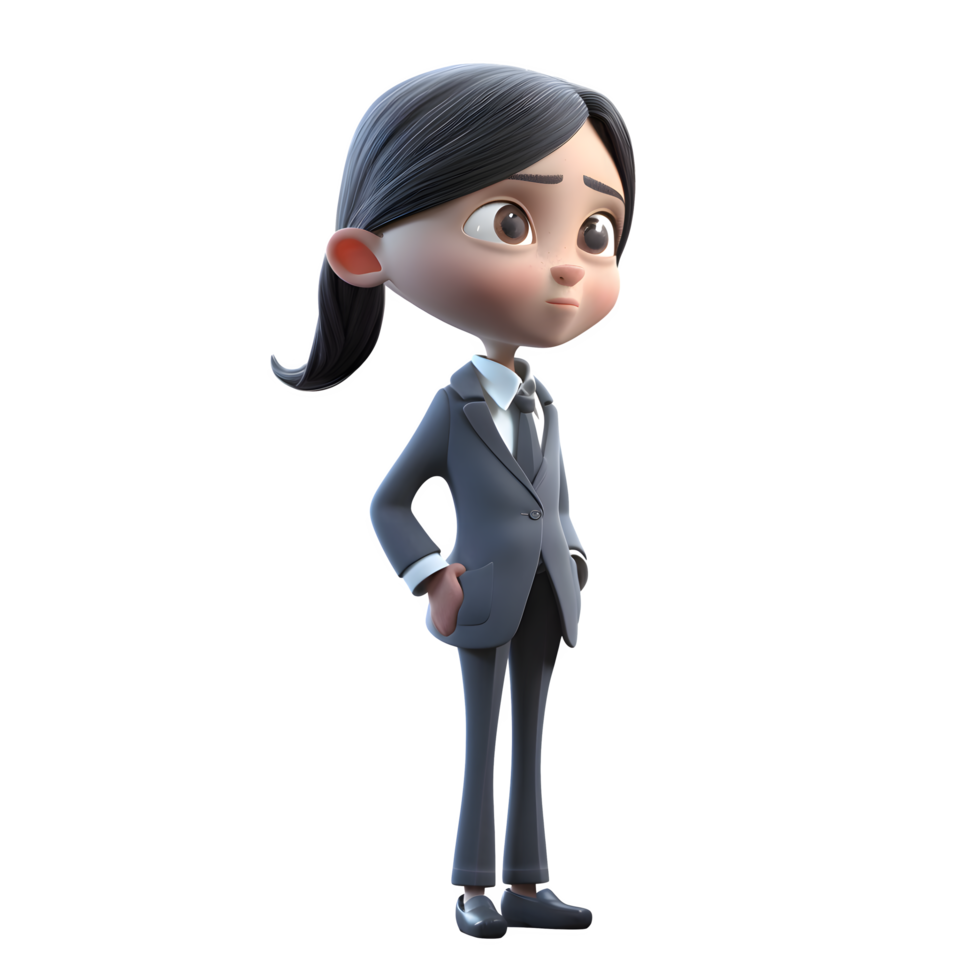 Cute Business Women in Suits Professional and Confident Models for Business and Finance Projects PNG Transparent Background