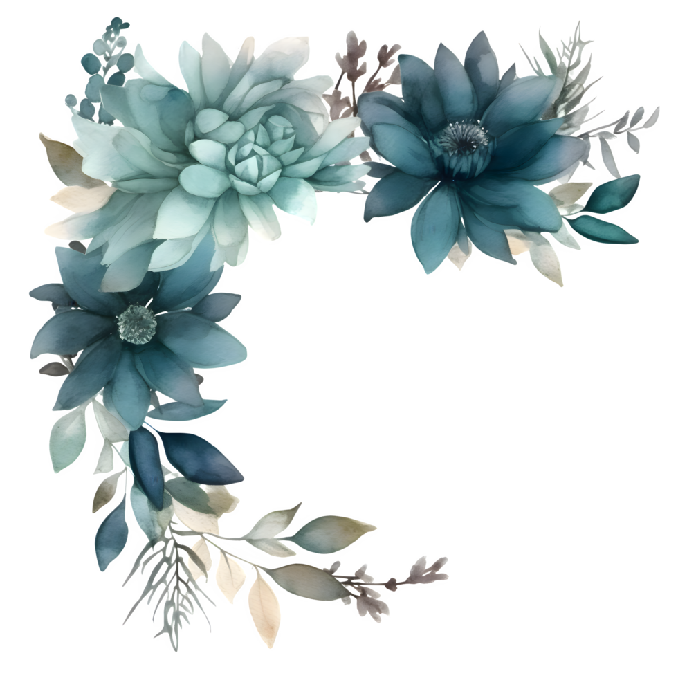 botanisch mit Blumen- Rahmen und Vögel. perfekt zum Frühling und Sommer- Entwürfe. png transparent Hintergrund