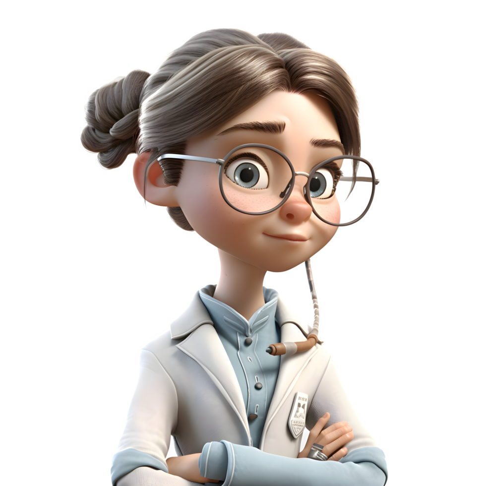 Genuine and Warm Doctor Women Sincere and Attentive Models for Healthcare Services Advertising PNG Transparent Background