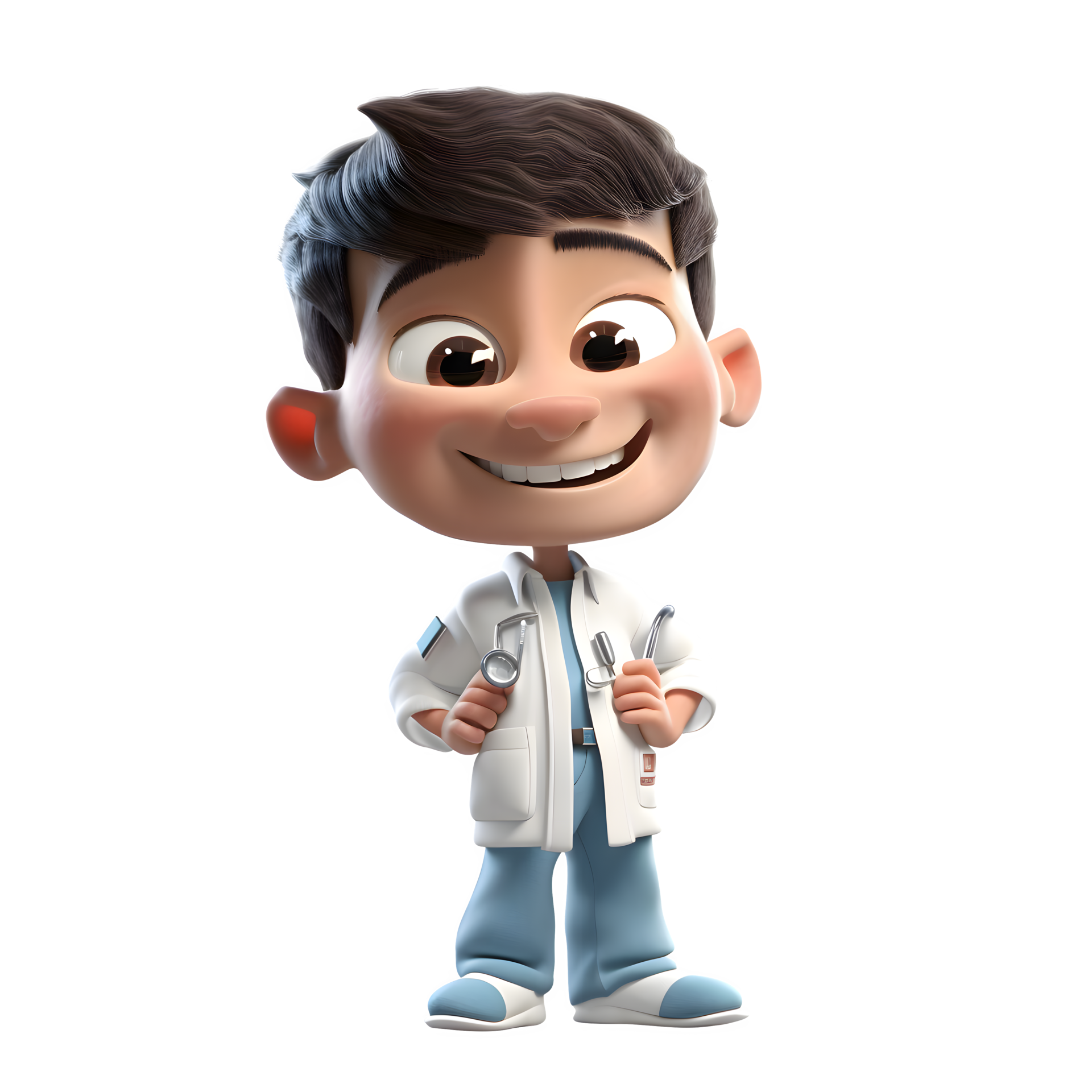 Elegant 3D Dentist with Injection Ideal for Dental Anesthesia or Pain