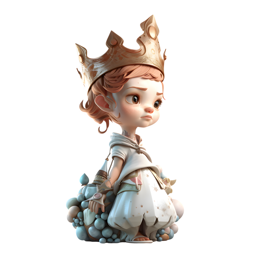 souverain 3d reine avec une Royal cap png transparent Contexte