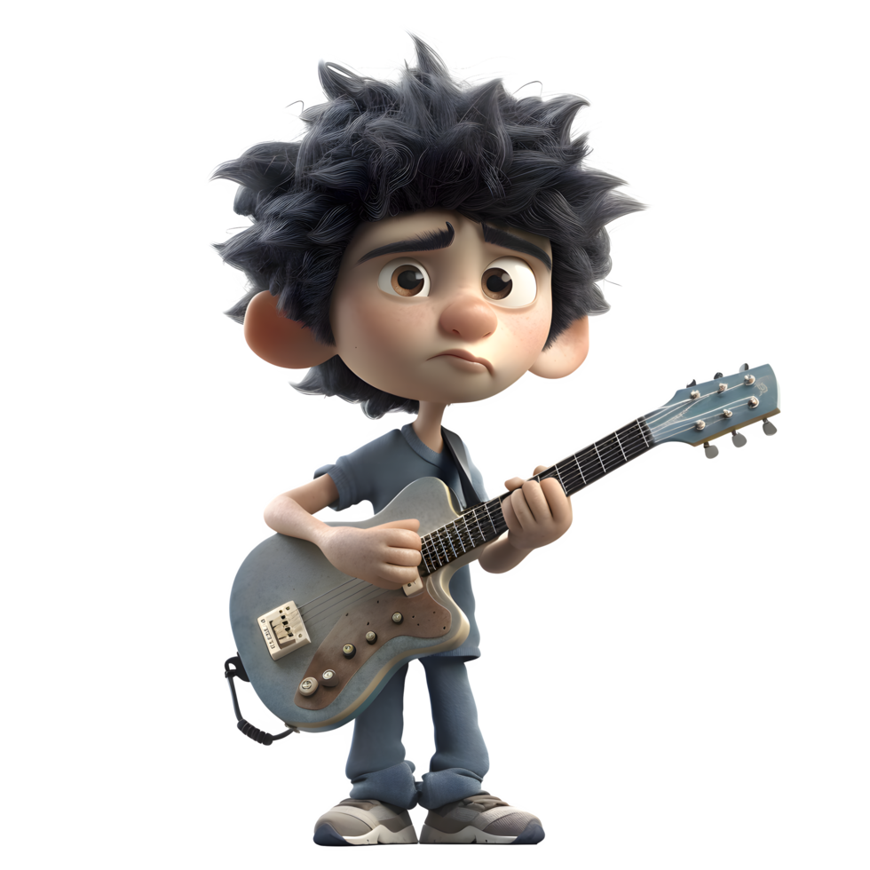 Musical Kids Playing Different Instruments PNG Transparent Background