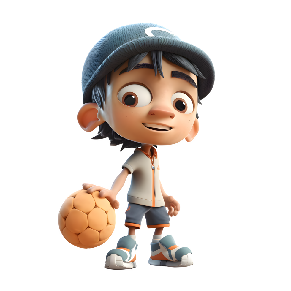 Child's Play Children Enjoying Sports and Games on White Background PNG Transparent Background