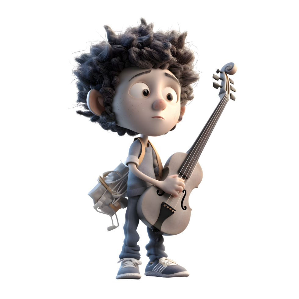 Creative Kids Playing Music Together PNG Transparent Background