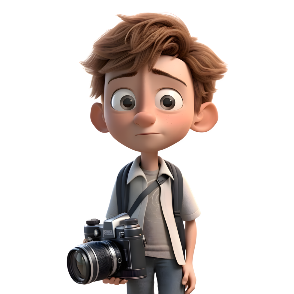 Budding Photographers Capturing Life PNG Transparent Background