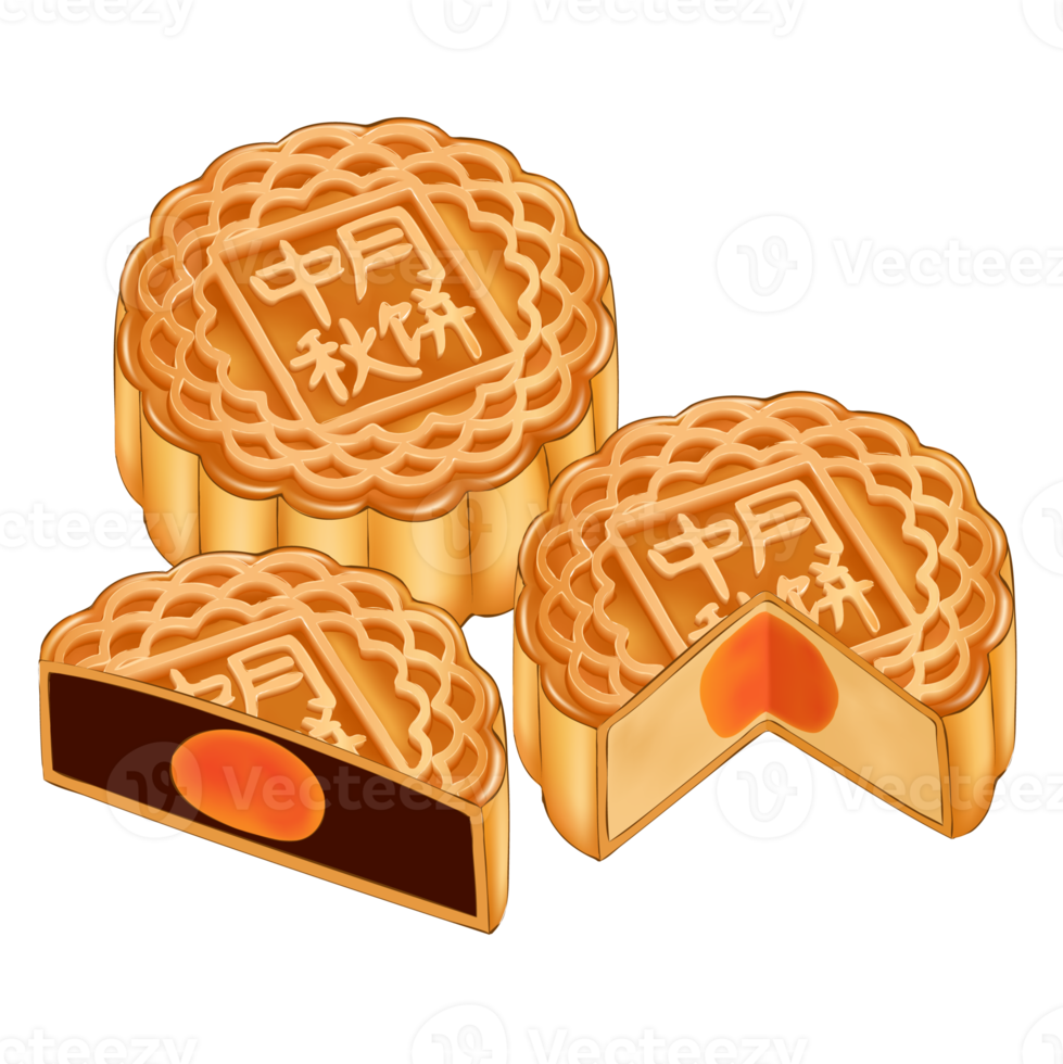 mid autumn festival mooncake png