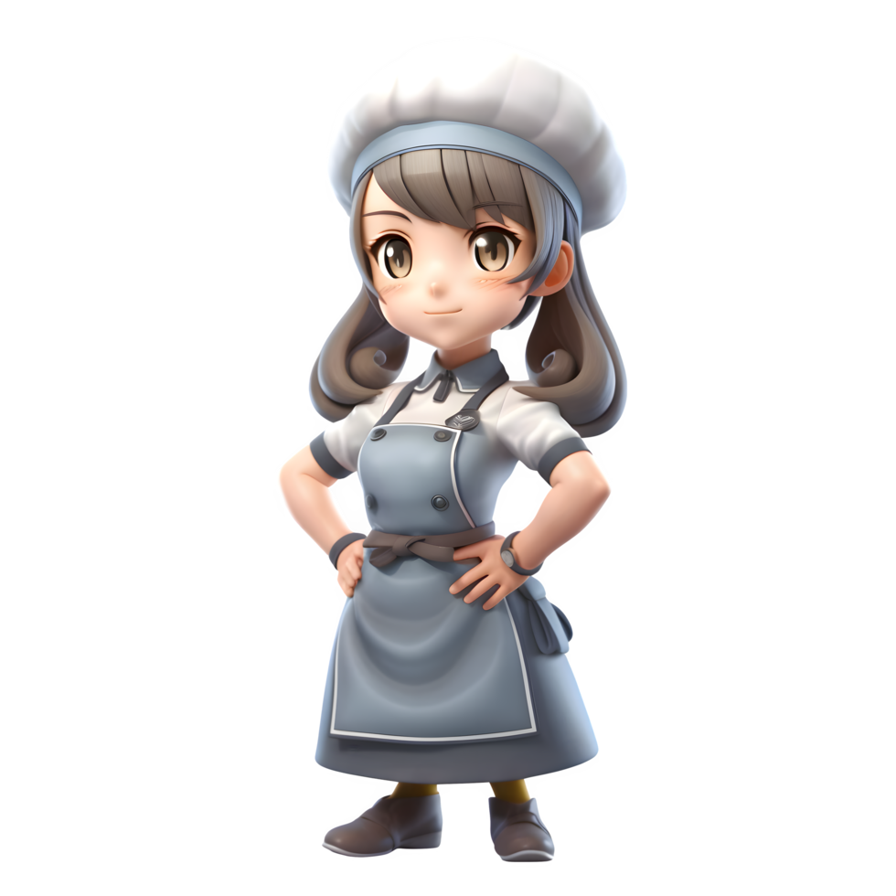 Creative and Innovative Chef Women Imaginative and Dynamic Characters for Culinary Industry Projects PNG Transparent Background