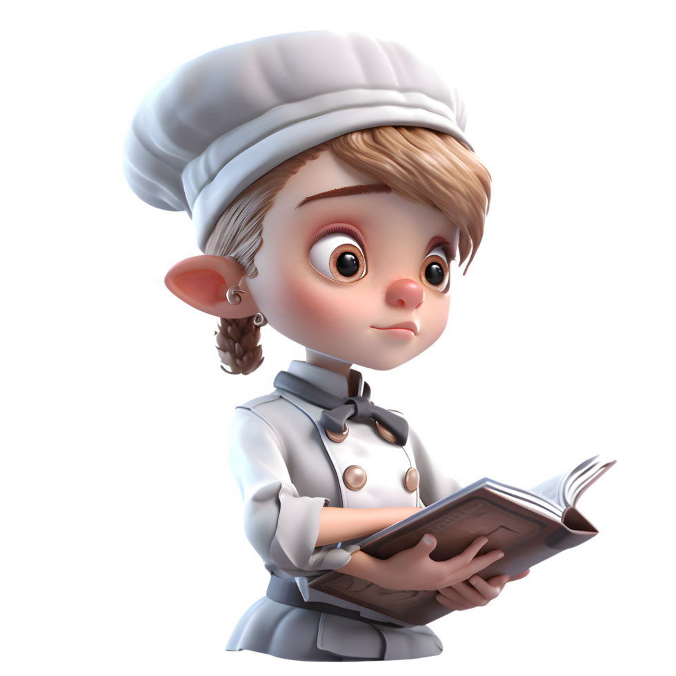 Charming and Adorable Chef Women Lovable and Engaging Characters for Food and Hospitality Media PNG Transparent Background