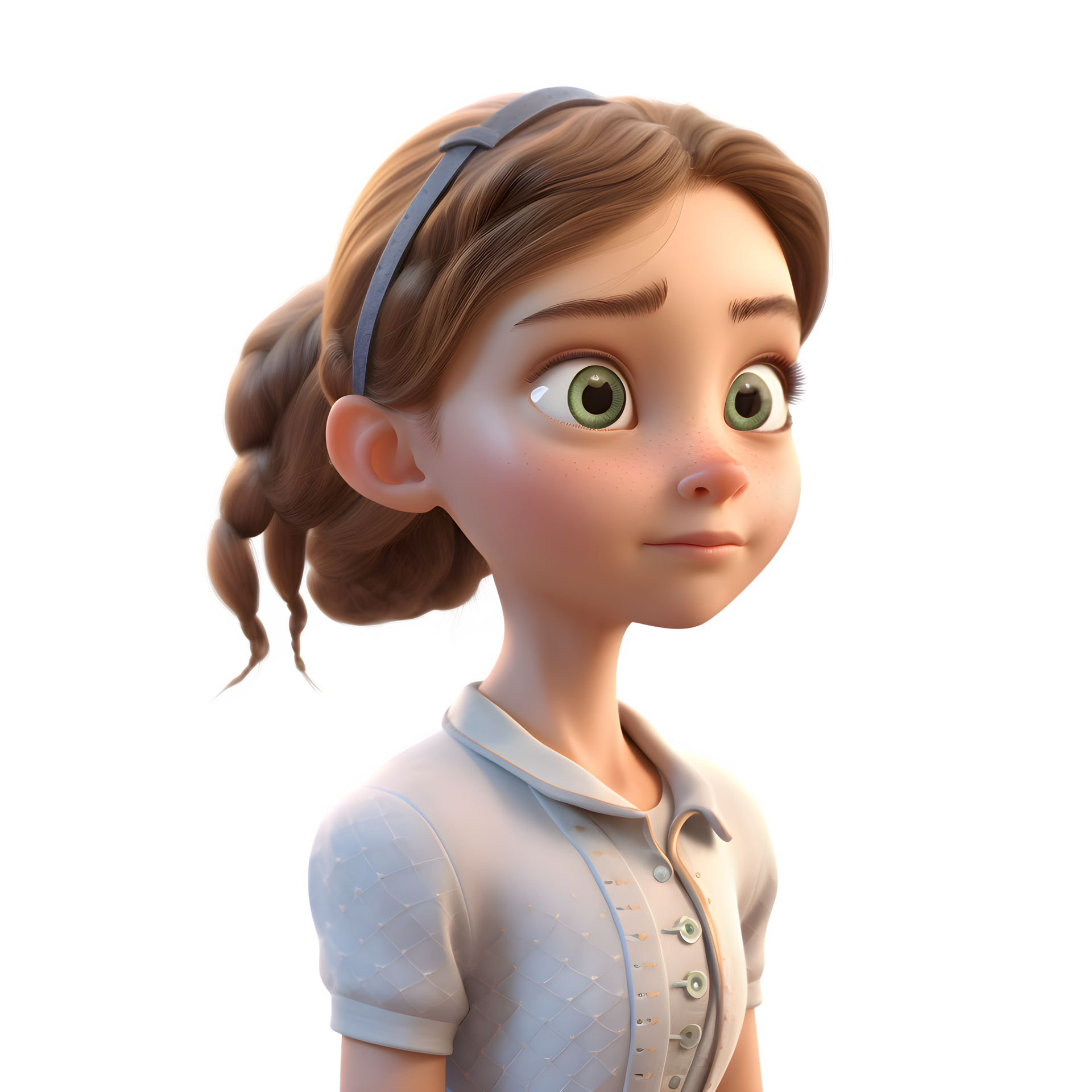 Bookworm 3D Cute Girl Student PNG Transparent Background 22484393 PNG