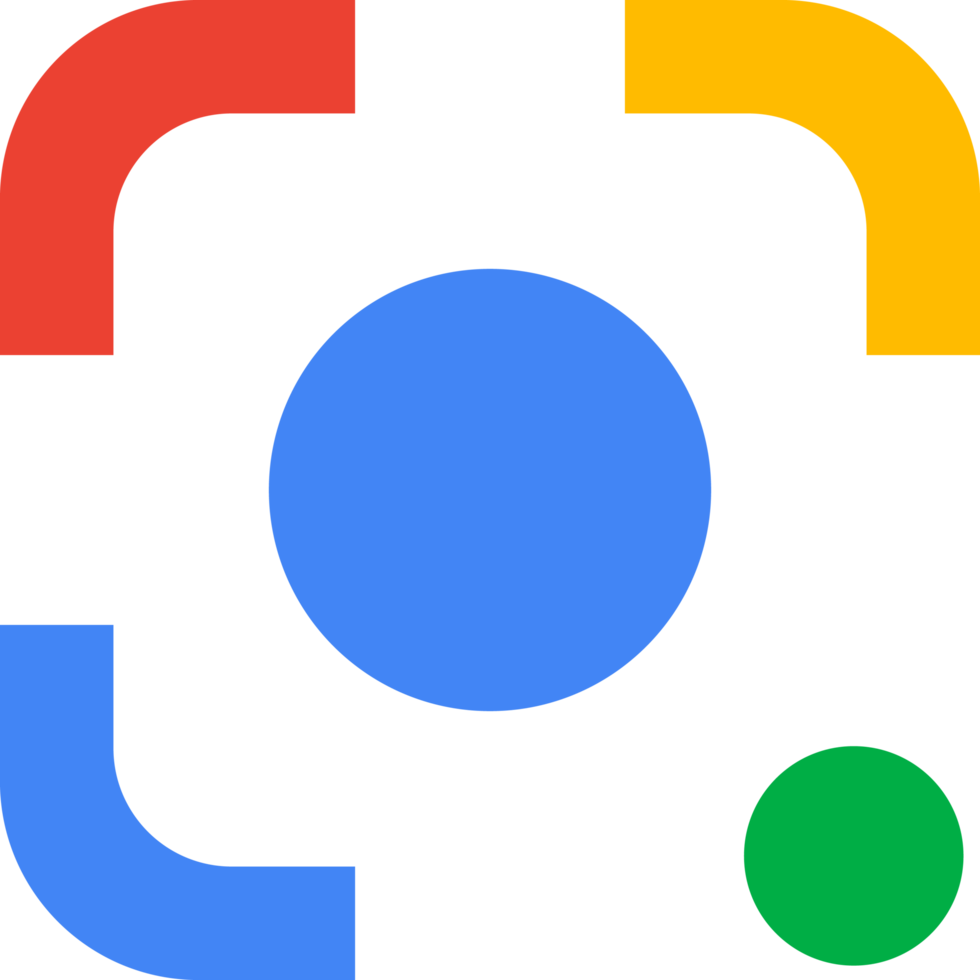 Google lente ícone logotipo símbolo png