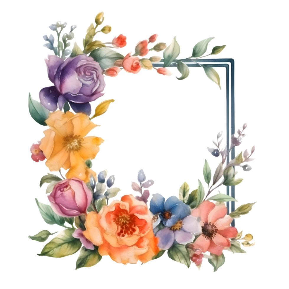 feminin Blumen- Einladung mit zart lila und Rosa blüht png transparent Hintergrund