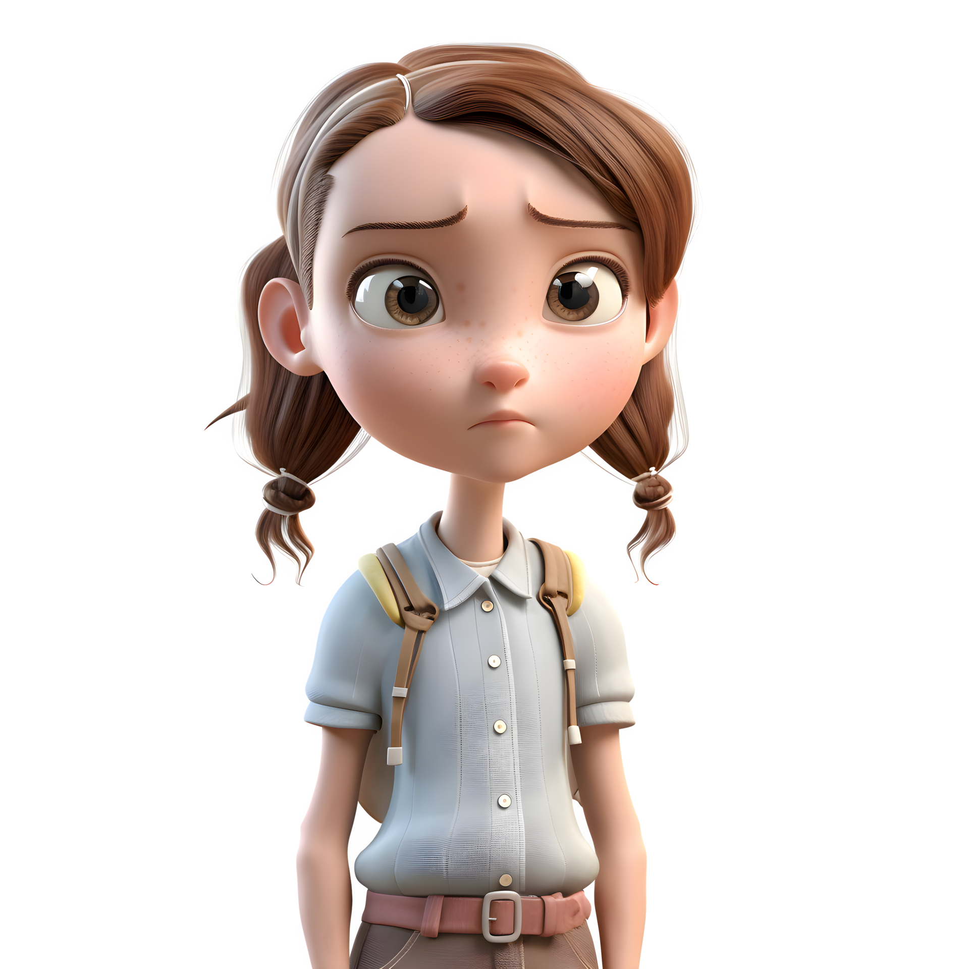 Learning Is Fun 3D Cute Girl Student PNG Transparent Background learning-is-fun-3d-cute-girl-student-png-transparent-background