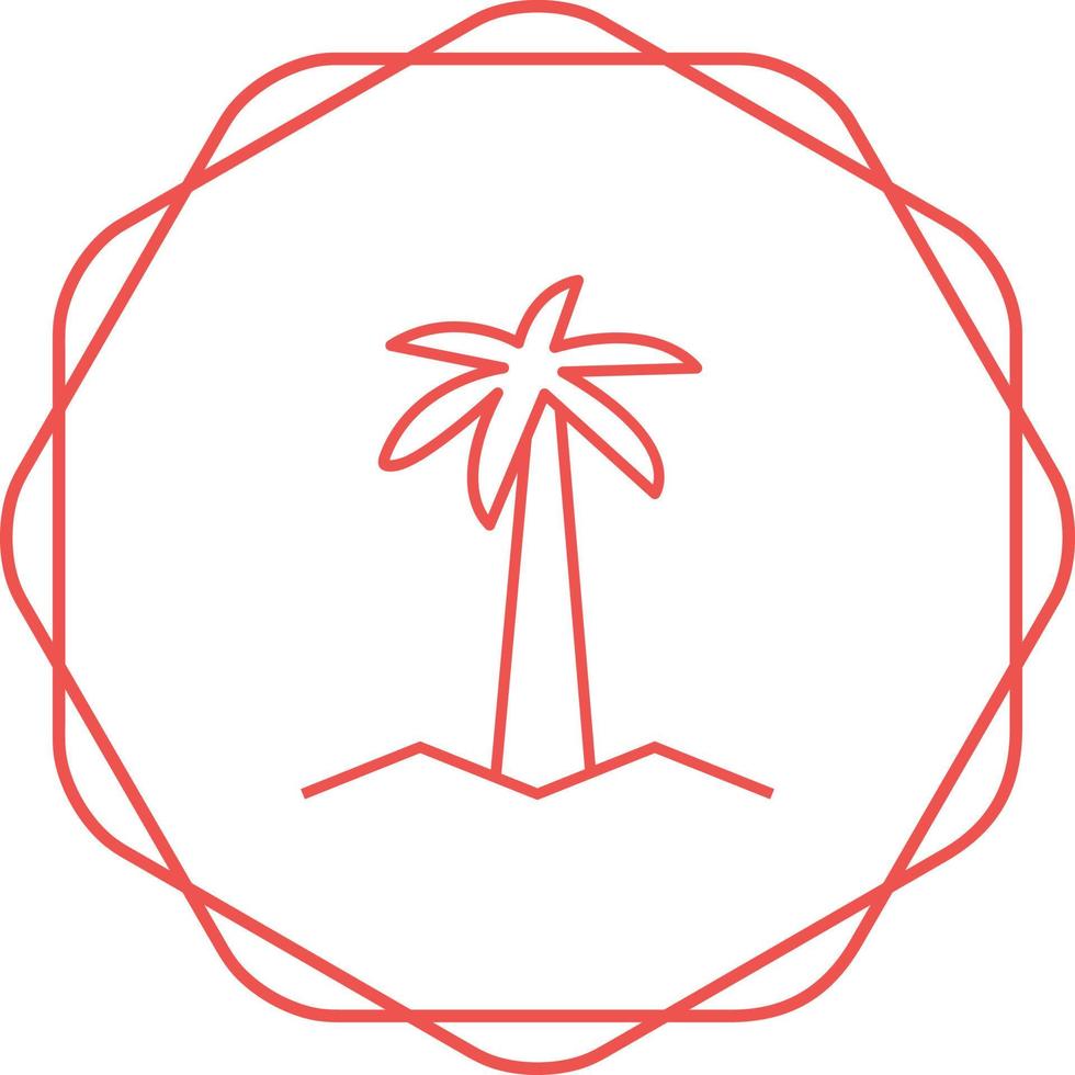 Coconut Tree Vector Icon
