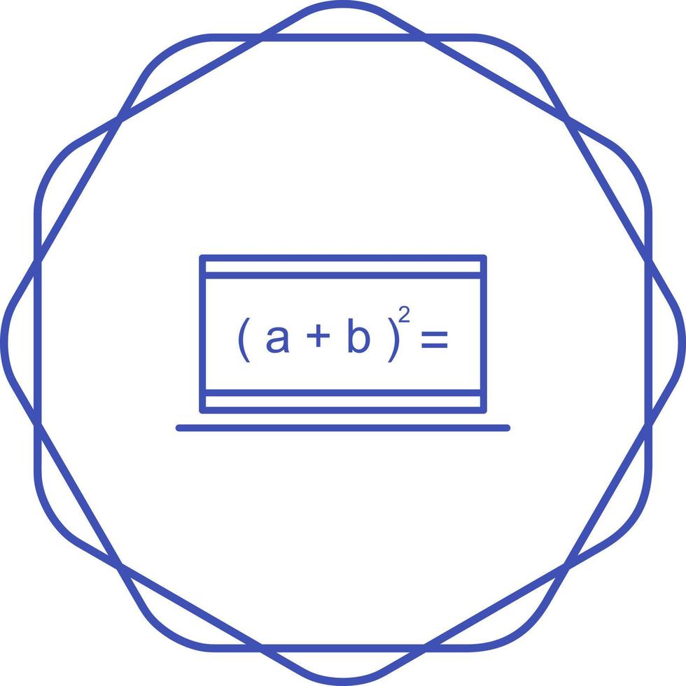 Online Formula Vector Icon