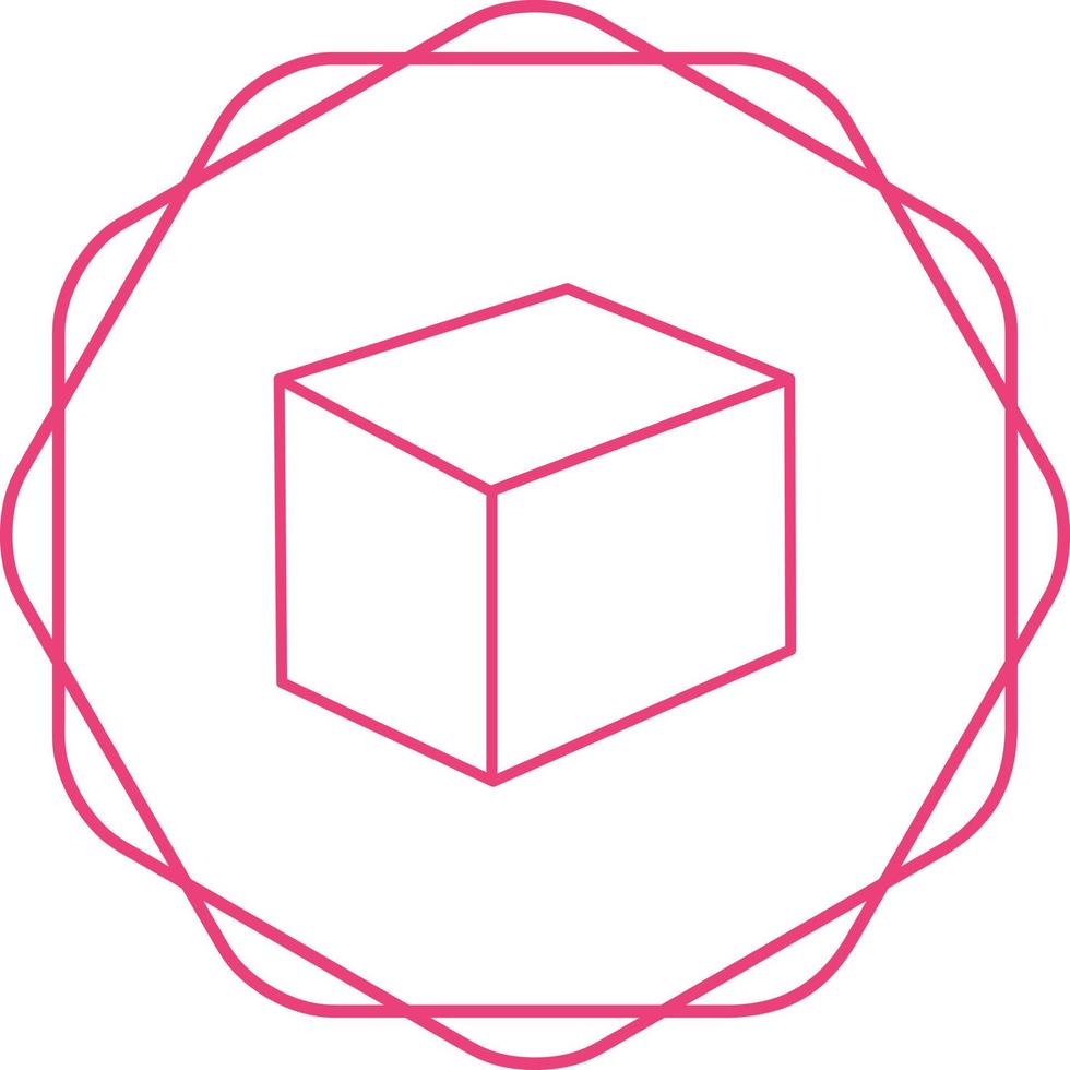 Cube Vector Icon